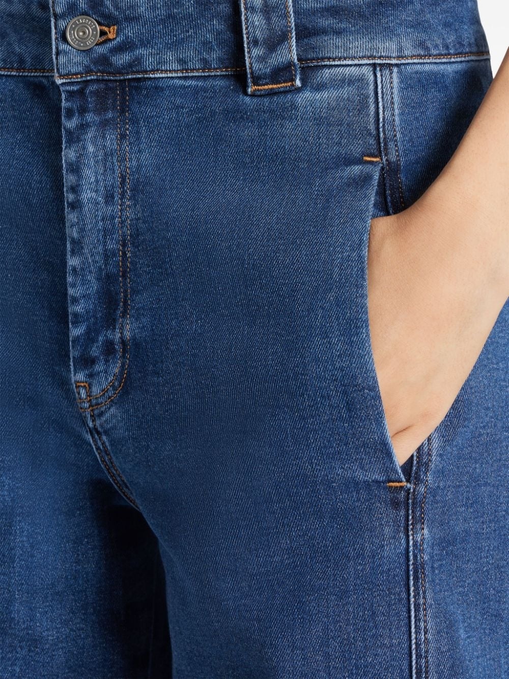 high-rise straight-leg jeans - 5