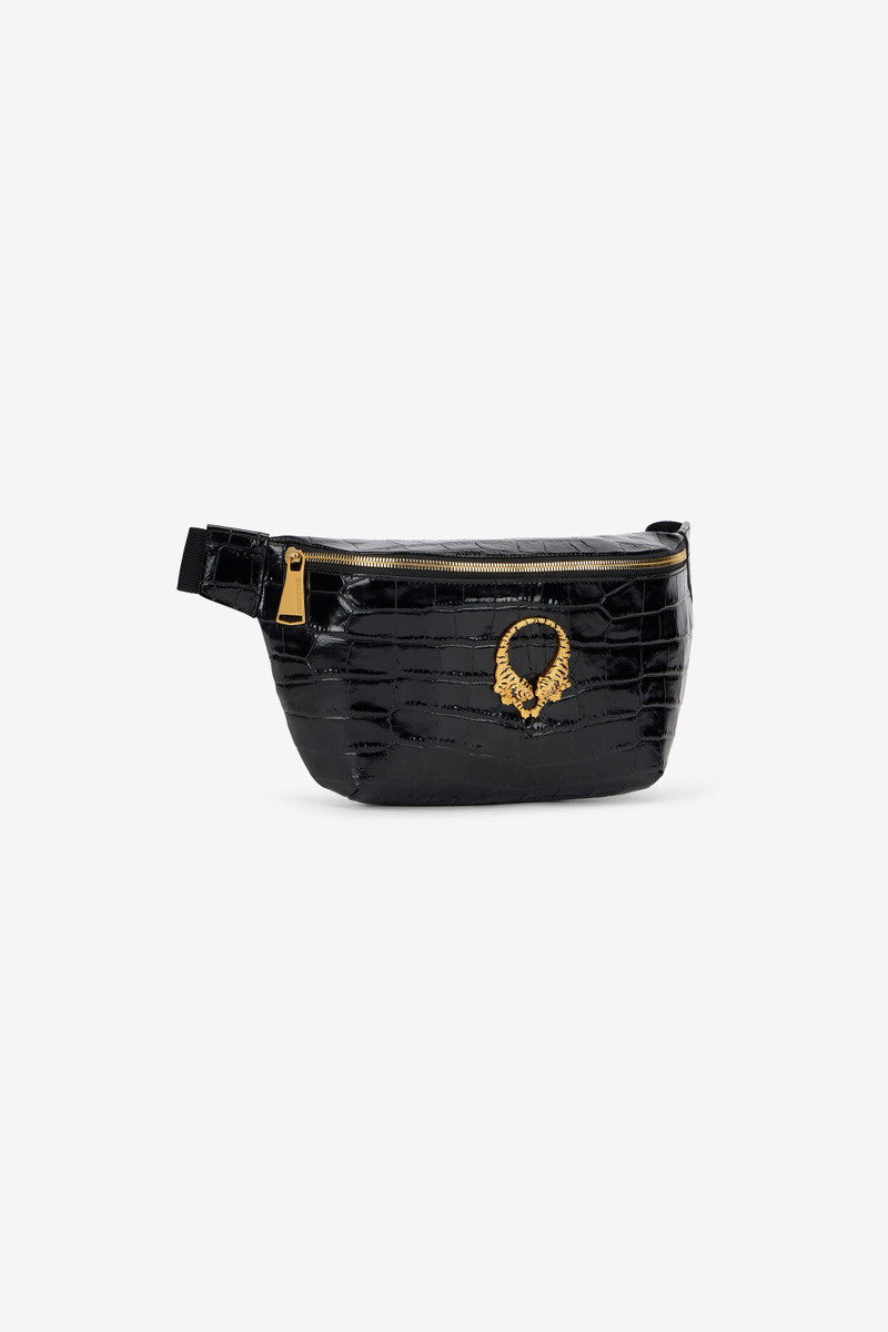 Roar Belt Bag Black Leather 6