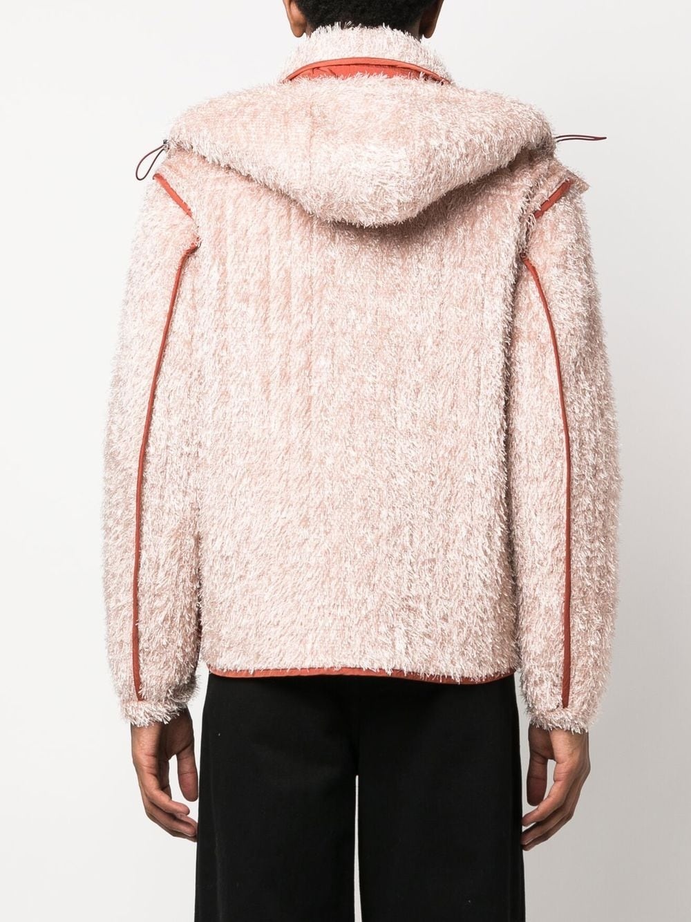 Reversible Fluffy hooded jacket - 4