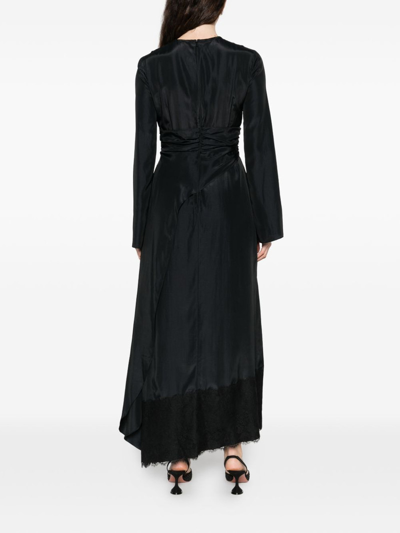 lace-detail asymmetric-hem maxi dress 4