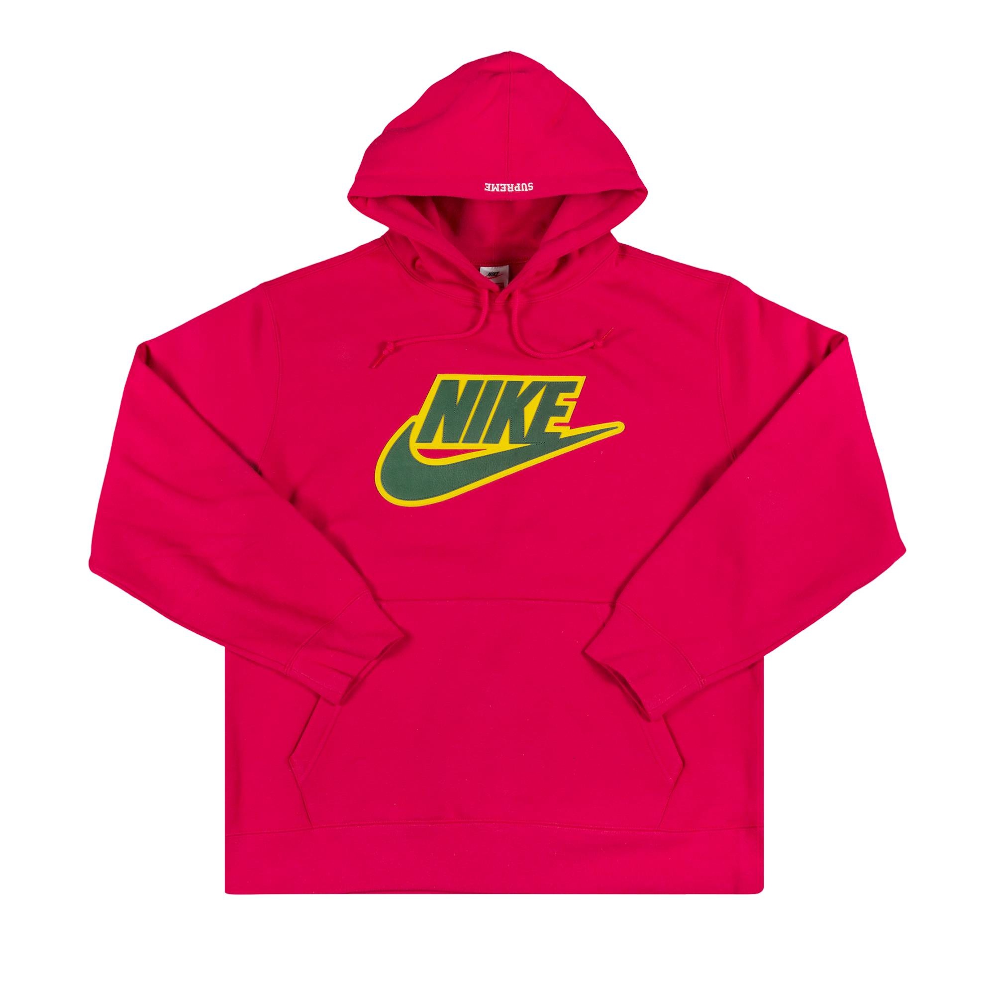 トップス Supreme Nike Leather Hooded Sweatshirt Supreme Nike Leather Appliqué Hooded Sweatshirt (FW19) - $160