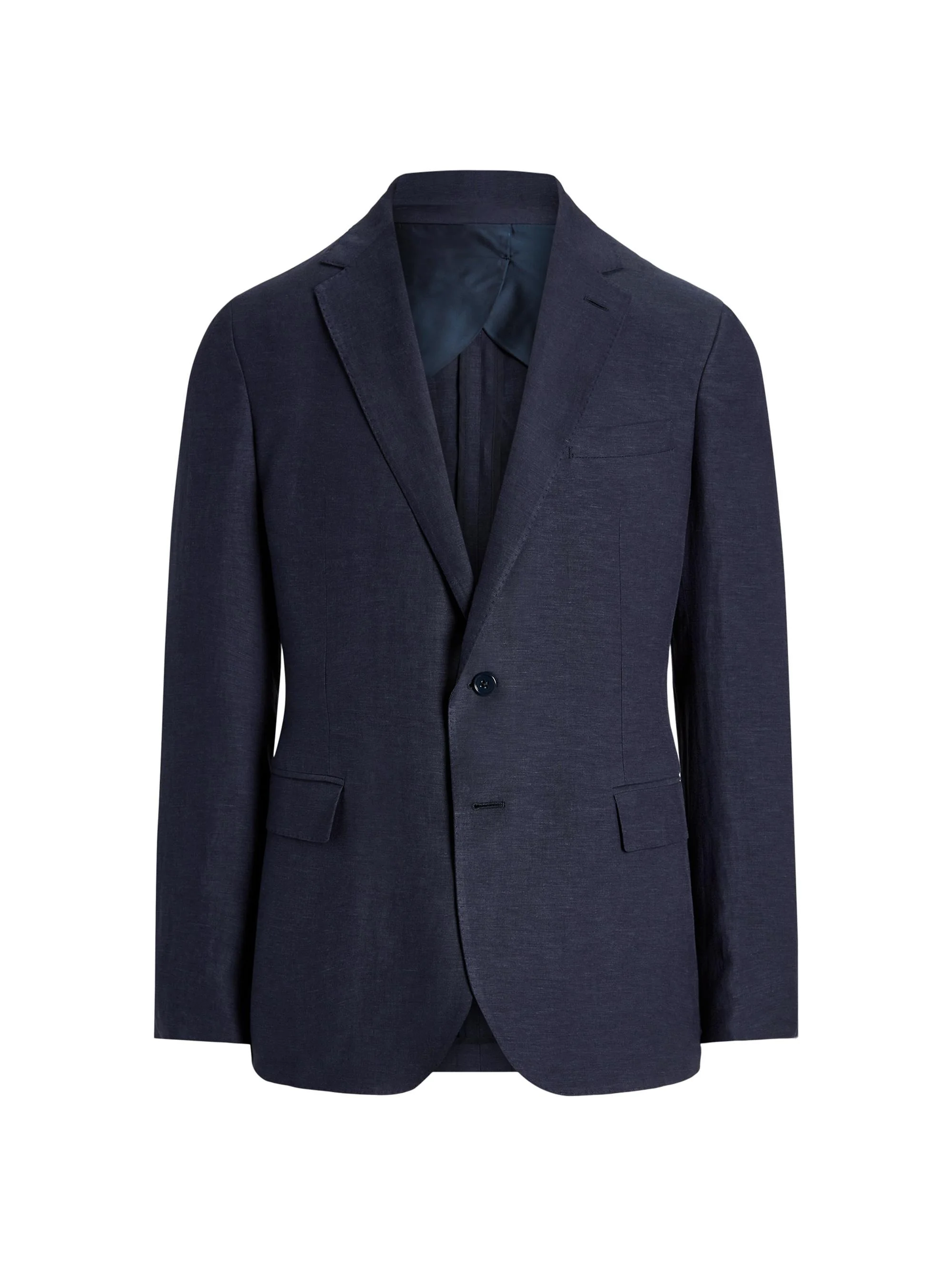 Men's Hadley Hand-Tailored Silk-Linen Jacket - Classic Chairman Navy - 1