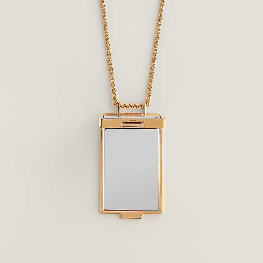 Hermes on the Beach mirror compact pendant - 3