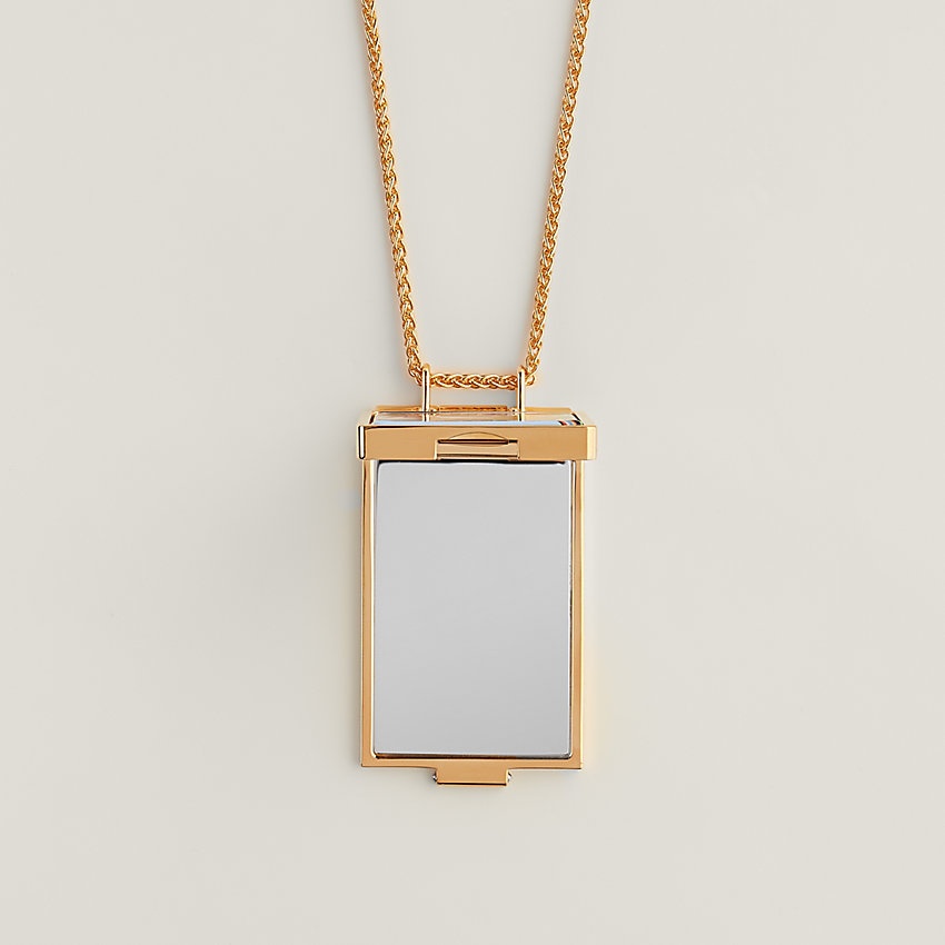 Hermes on the Beach mirror compact pendant 3