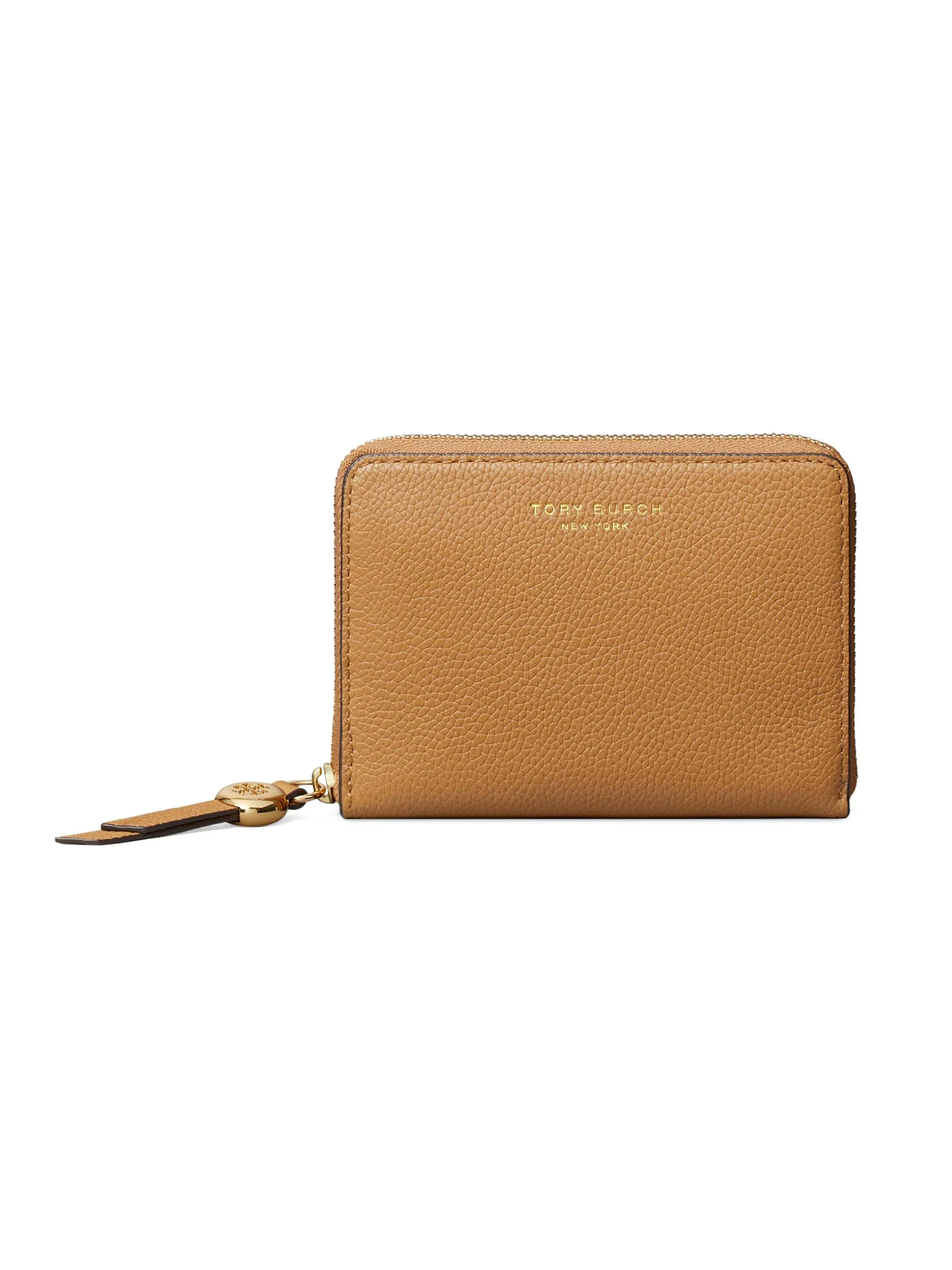 Women's Romy Textured Leather Zip-Around Wallet - Tiramisu - 1