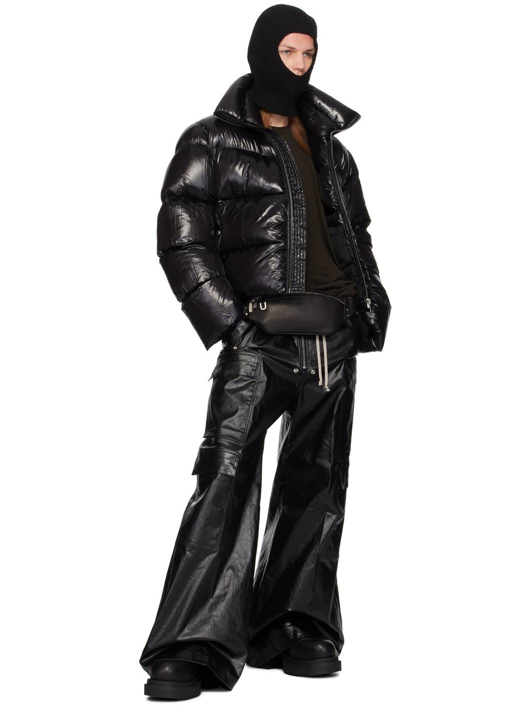 Black Porterville Turtle Down Jacket - 5