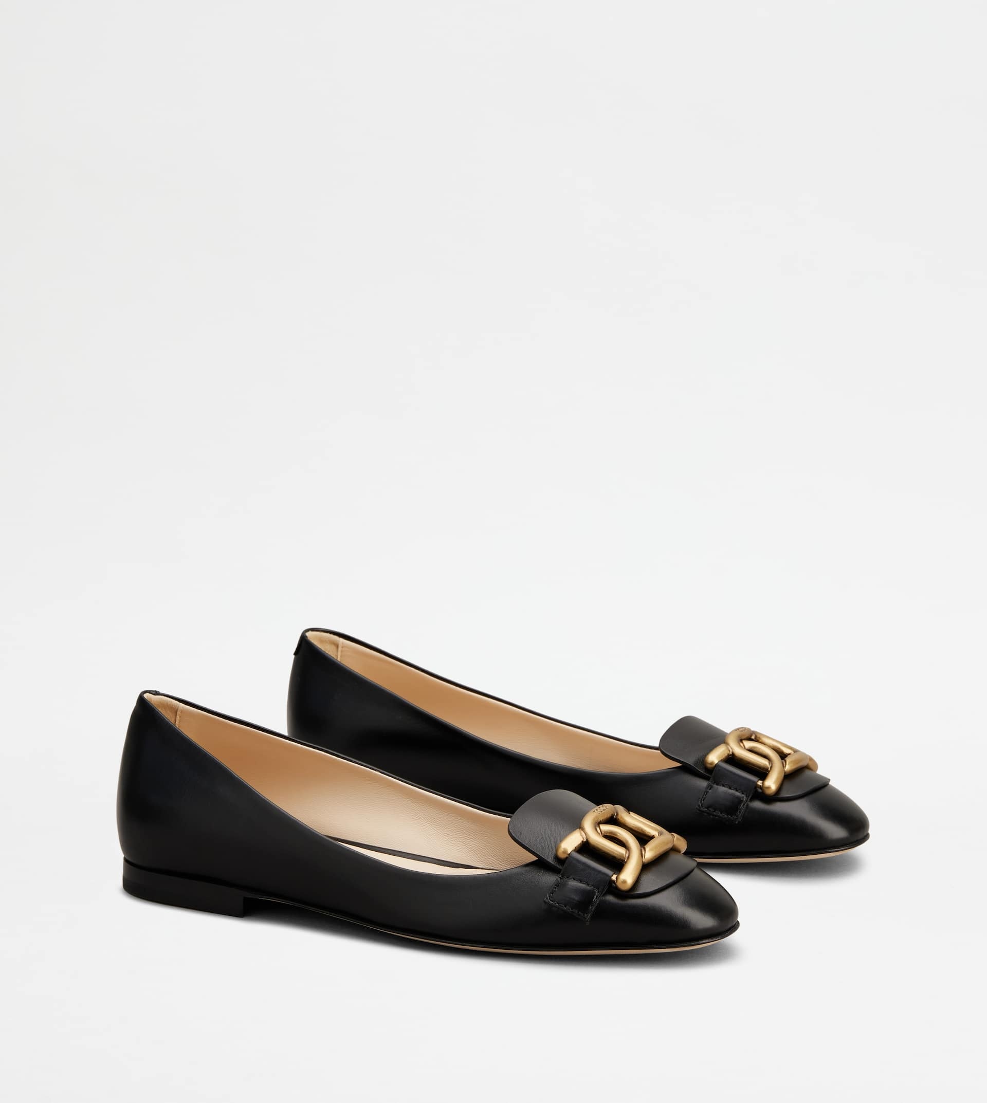 KATE BALLERINAS IN LEATHER - BLACK - 3