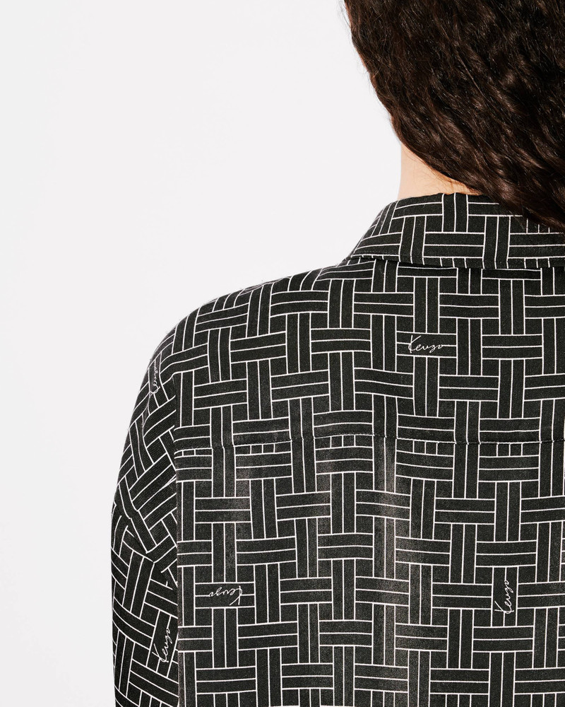 'KENZO Weave' dropped shoulders shirt 7