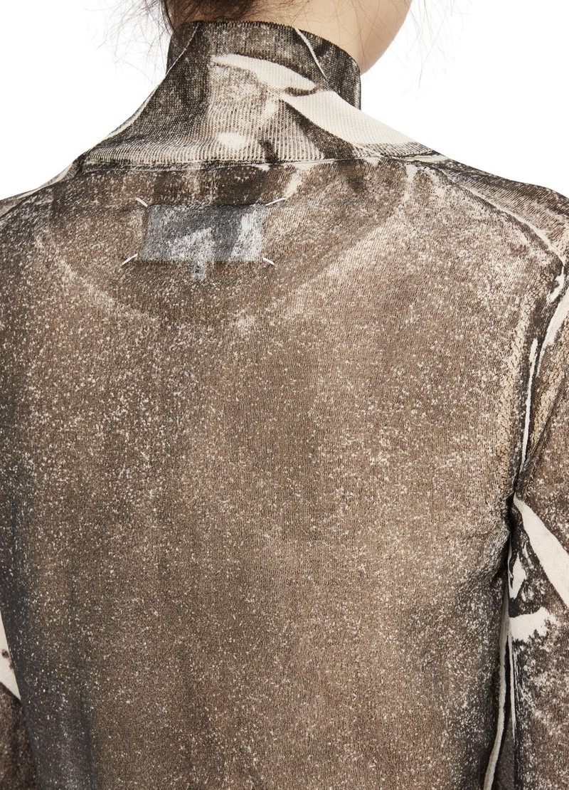 Serigraphic silk crepe top 4