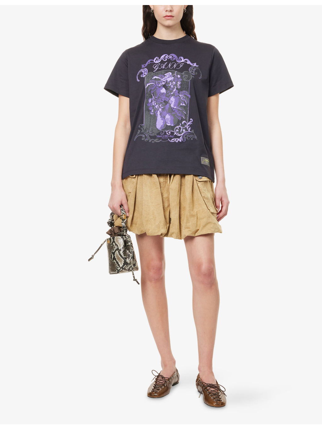 Damask Embroidered Cotton-Jersey T-shirt - 2