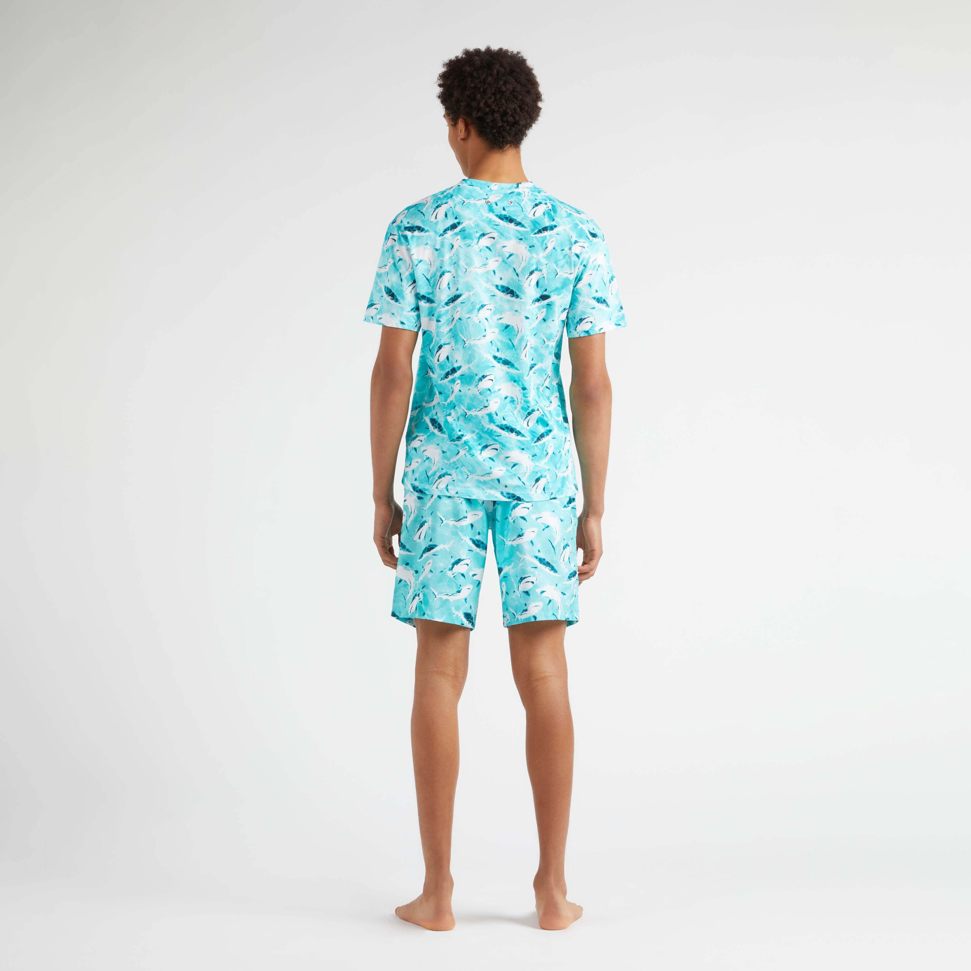 Men Oversize Organic Cotton T-shirt Requins - 4