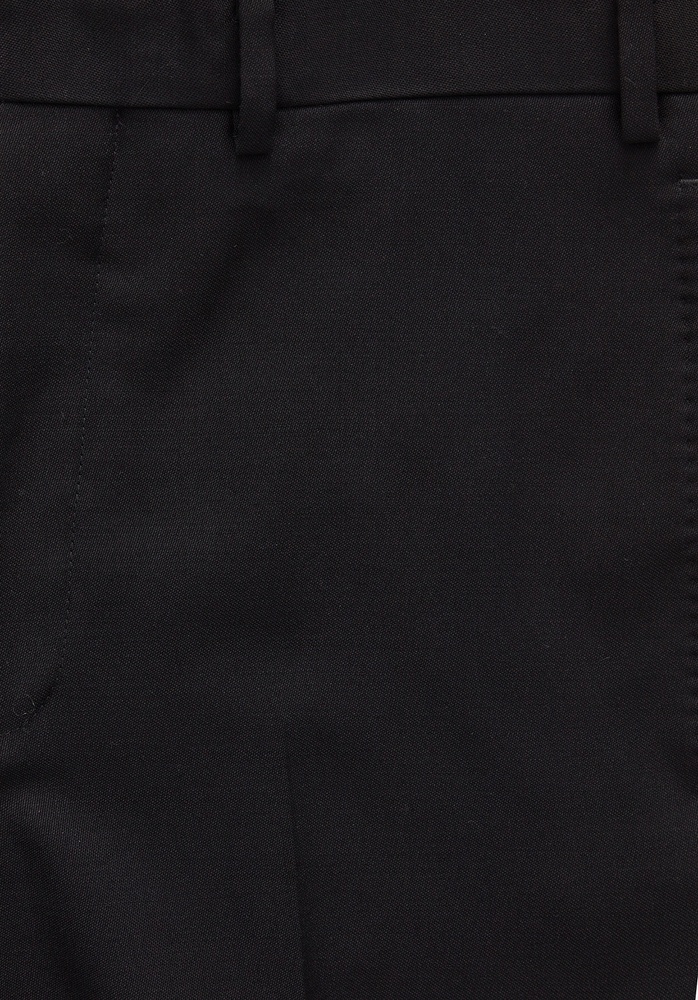 TROUSER 77 BLACK WOOL - 4