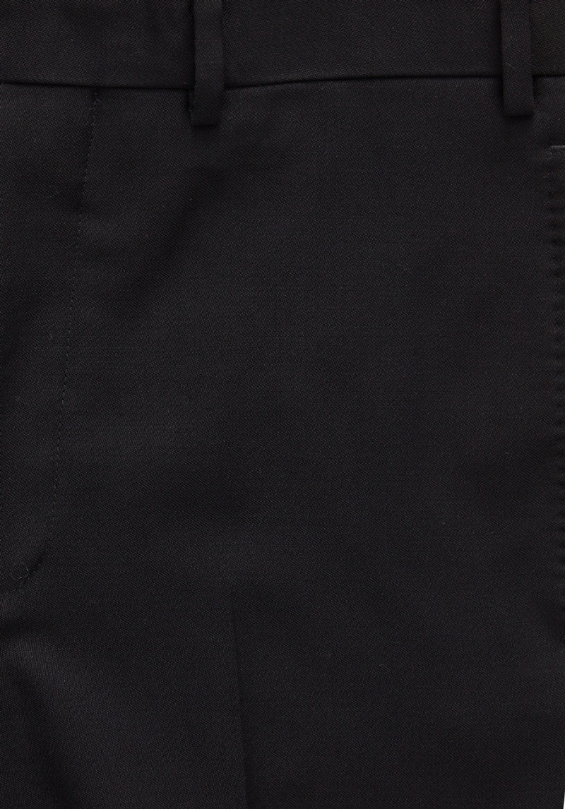 TROUSER 77 BLACK WOOL 4