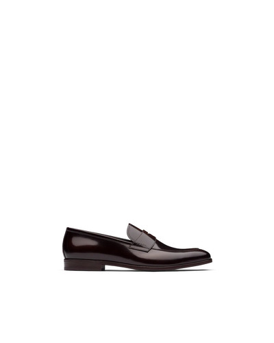 Prada Brushed leather loafers outlook