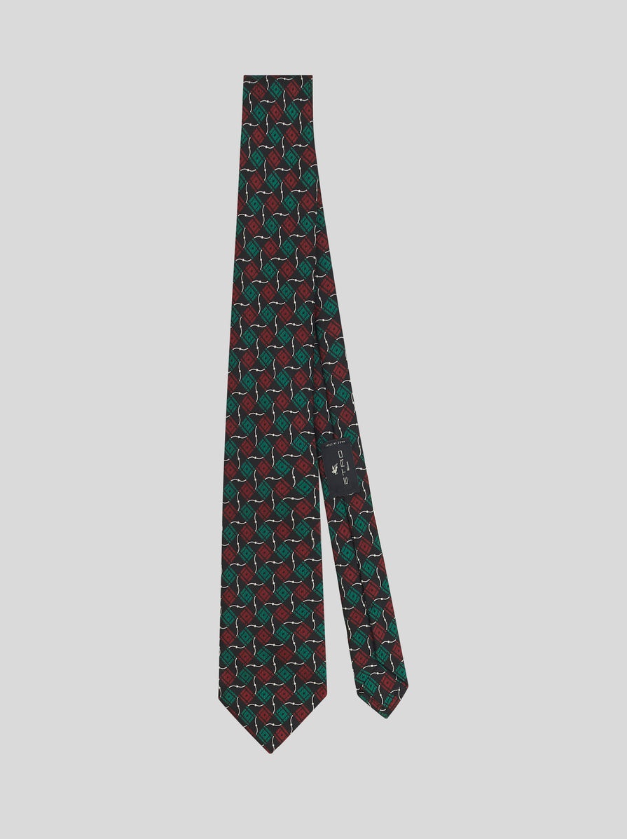 MICRO GEOMETRIC PATTERN TIE - 1