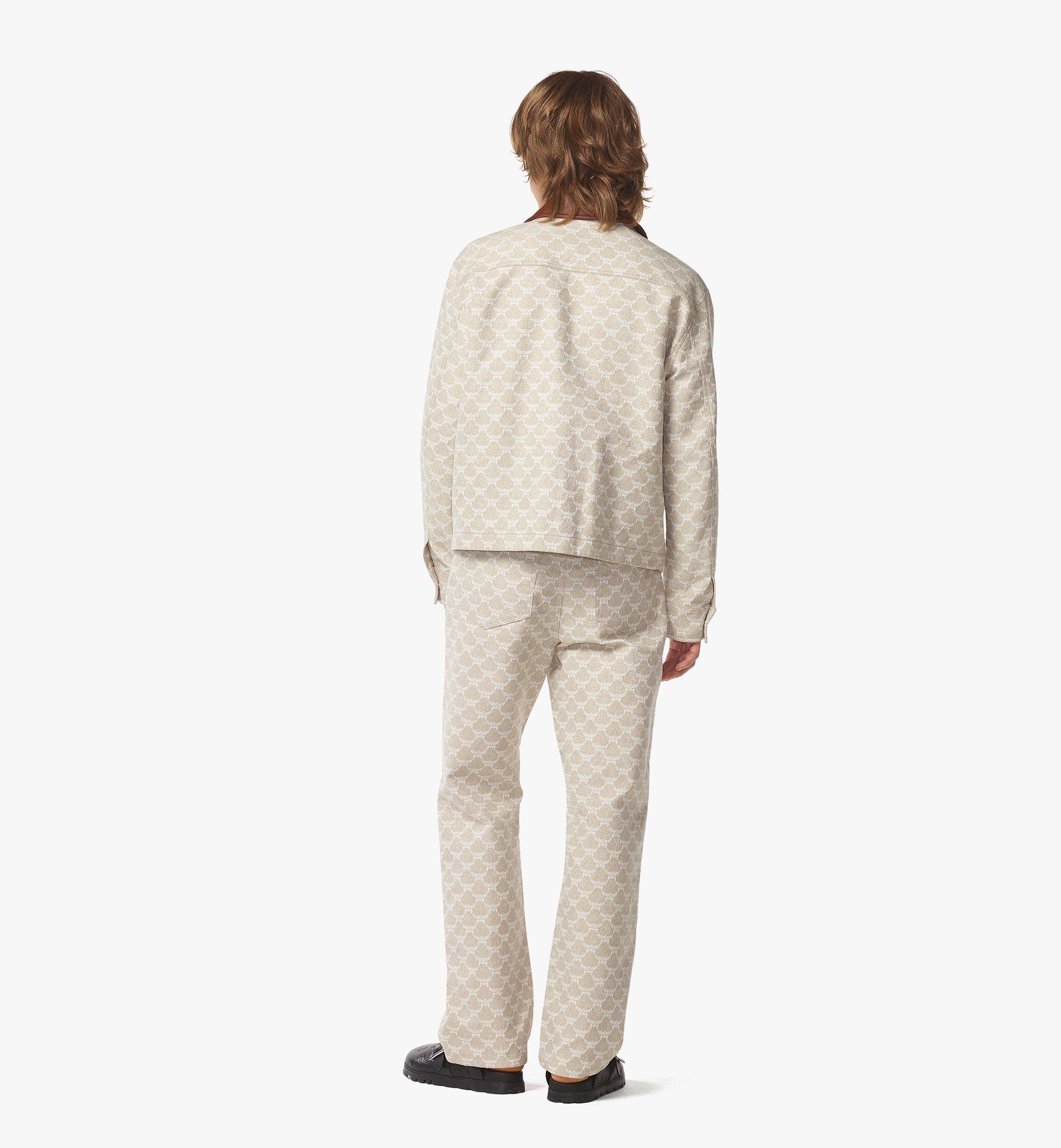 Lauretos Pants in Denim Jacquard - 5