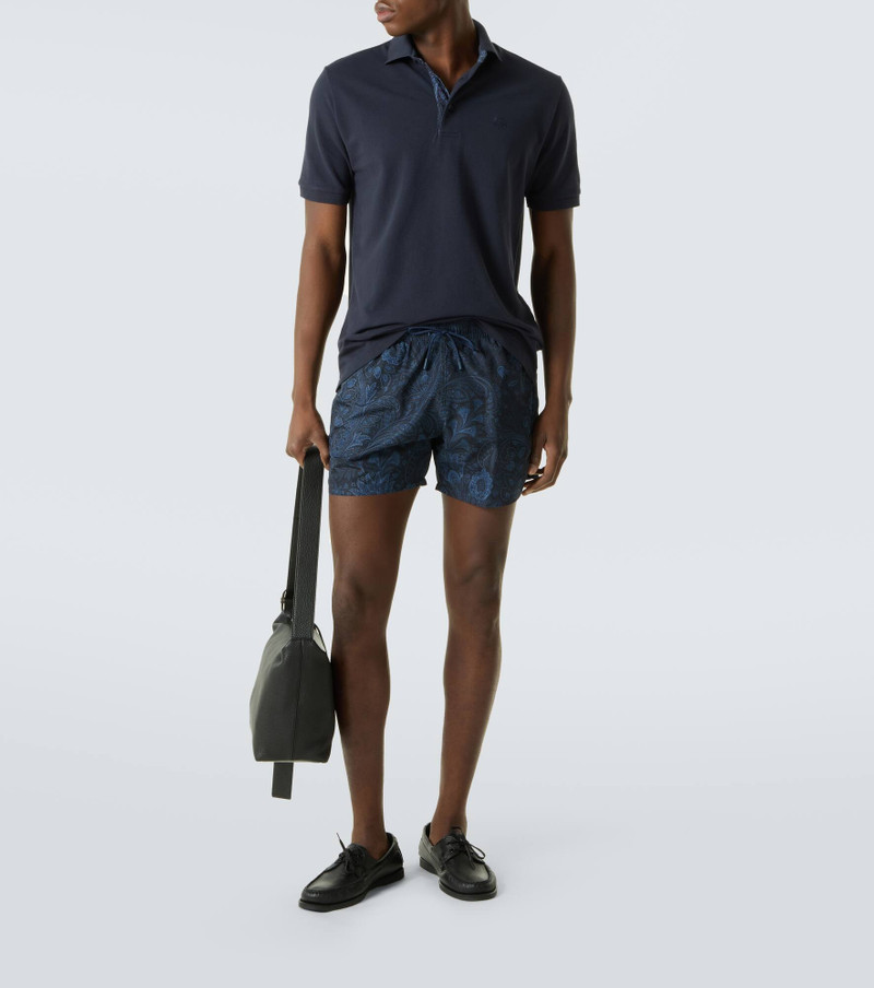 Etro Pegaso cotton polo shirt outlook