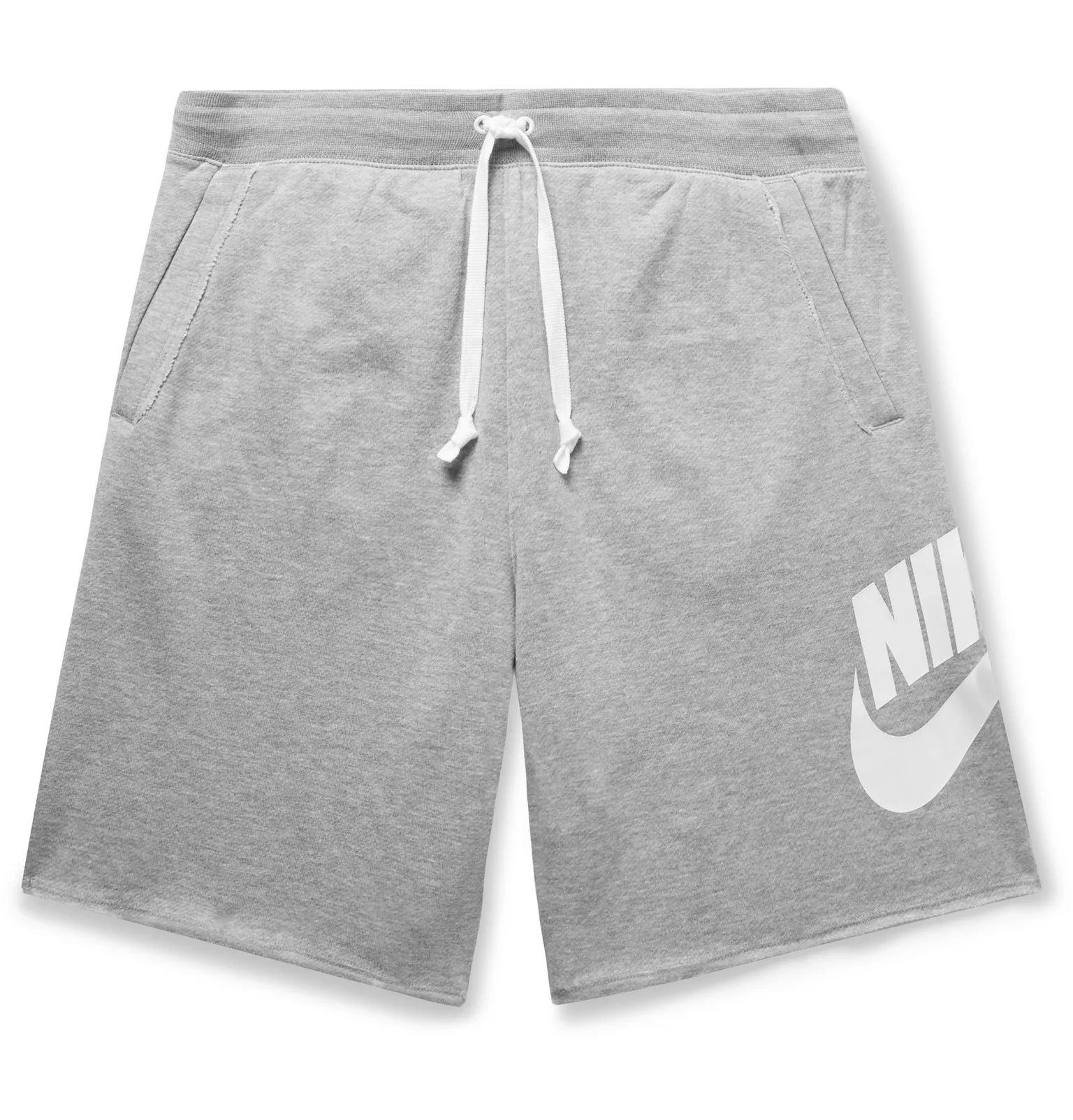 Sportswear Alumni Loopback Cotton-Blend Jersey Drawstring Shorts - 1