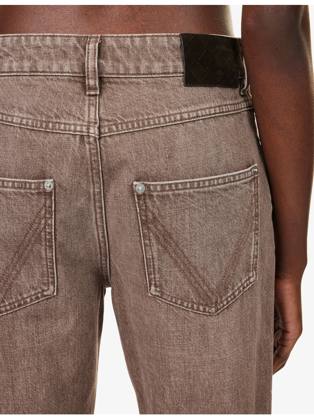 Straight-Leg High-Rise Denim Jeans - 6