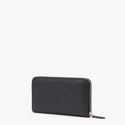 FENDI Black leather wallet outlook