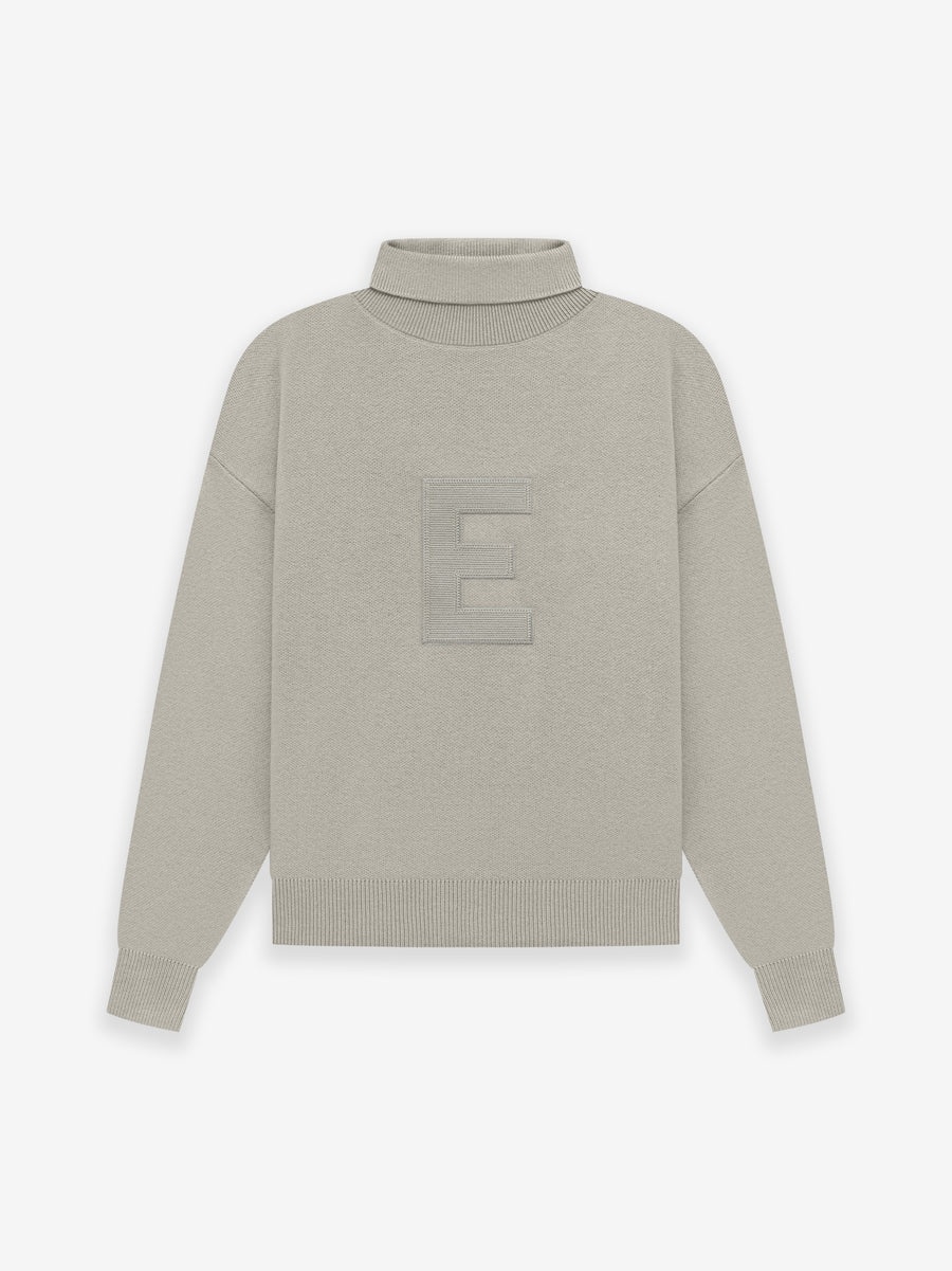 Womens Knit Turtleneck - 1