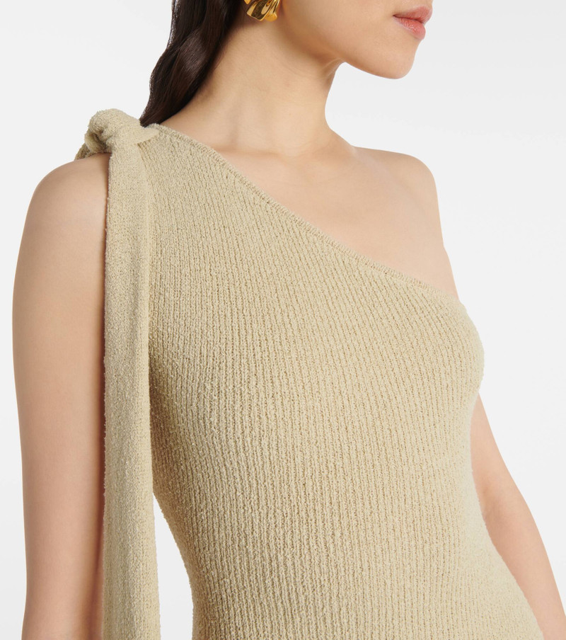 Dara one-shoulder draped maxi dress 4