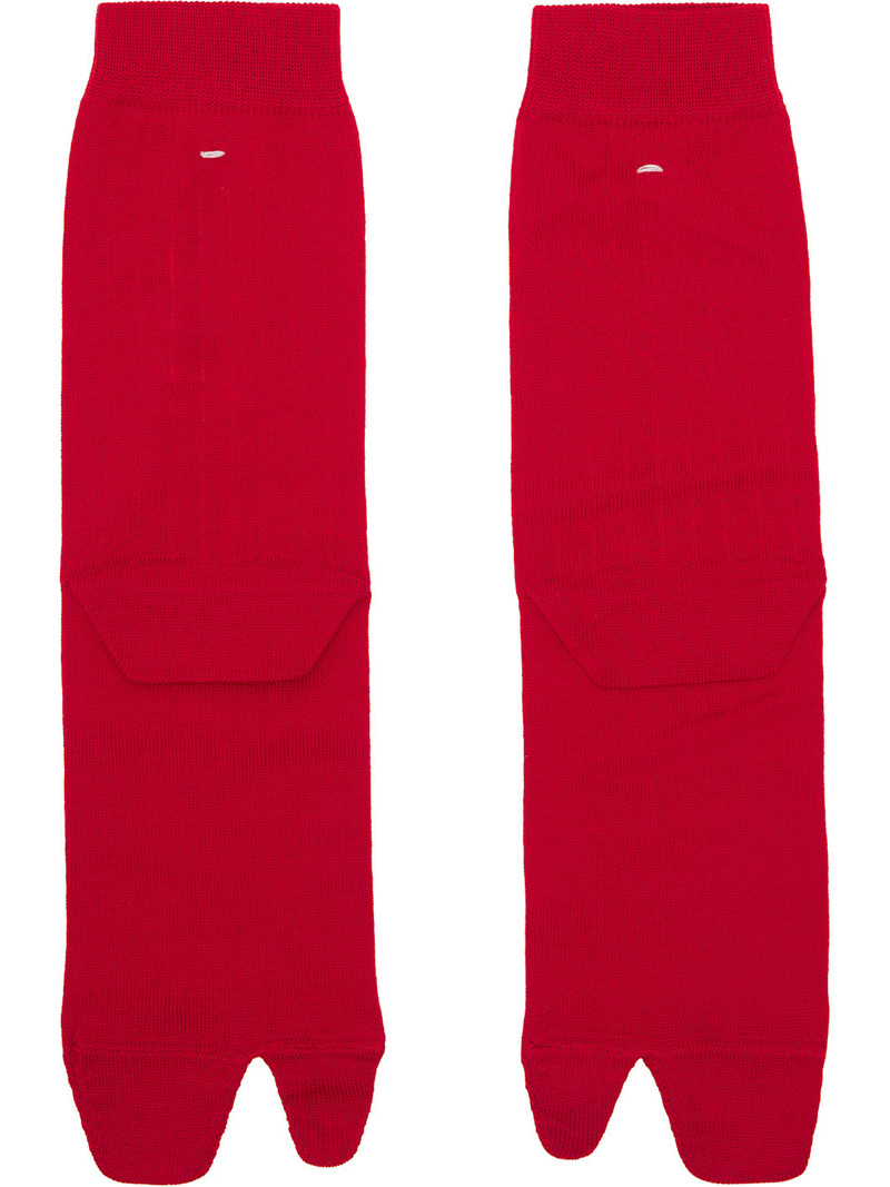 Maison Margiela Red Tabi Socks outlook