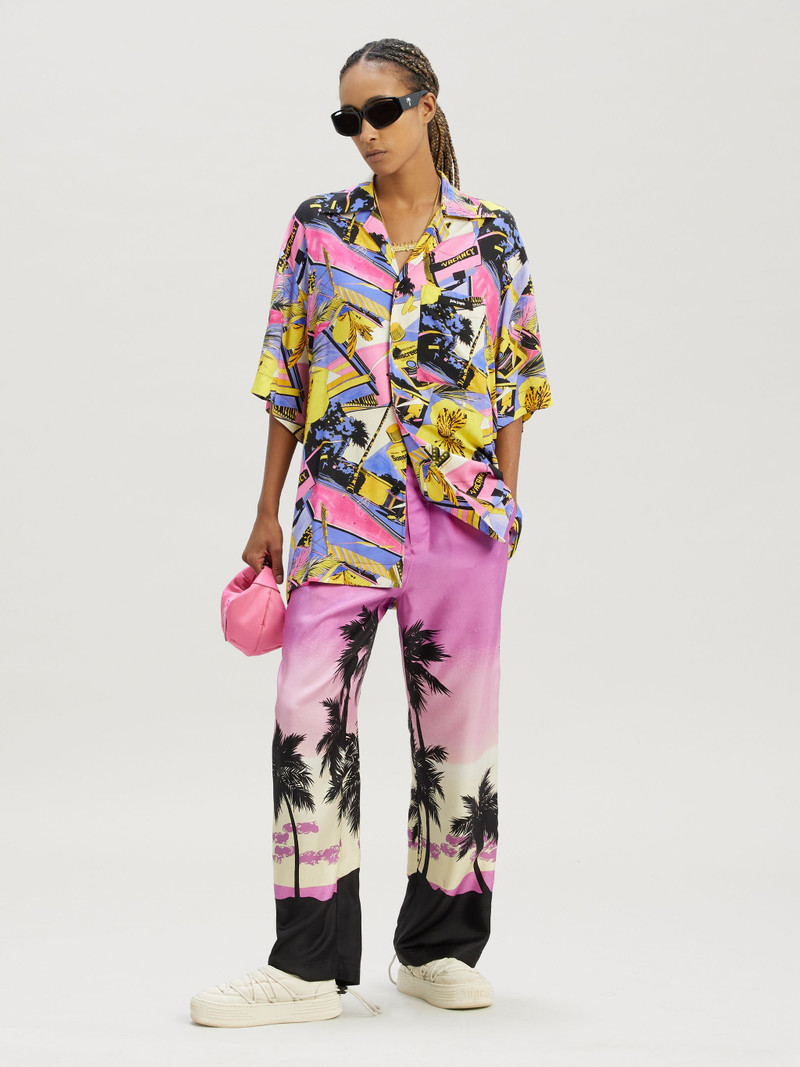 Palm Angels Pink Sunset Pajama Pants outlook