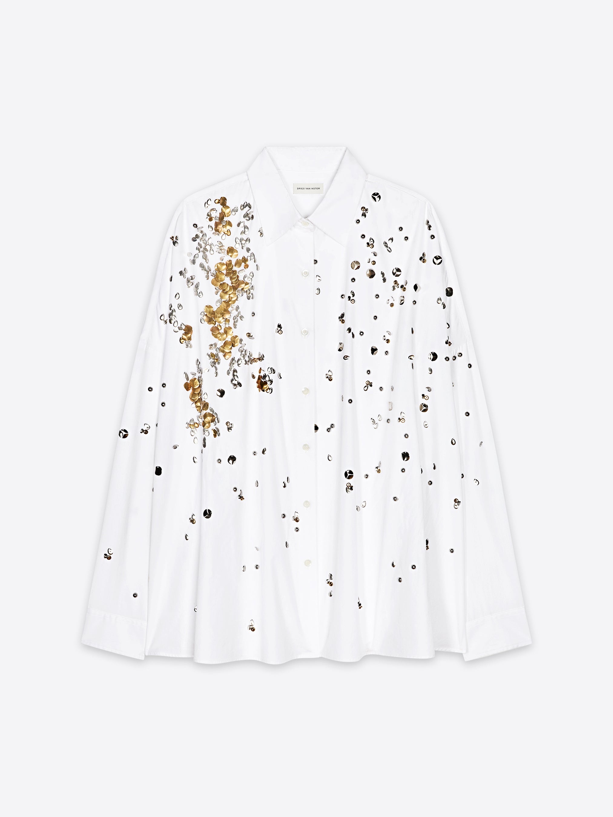 EMBELLISHED COCOON SHIRT - 1