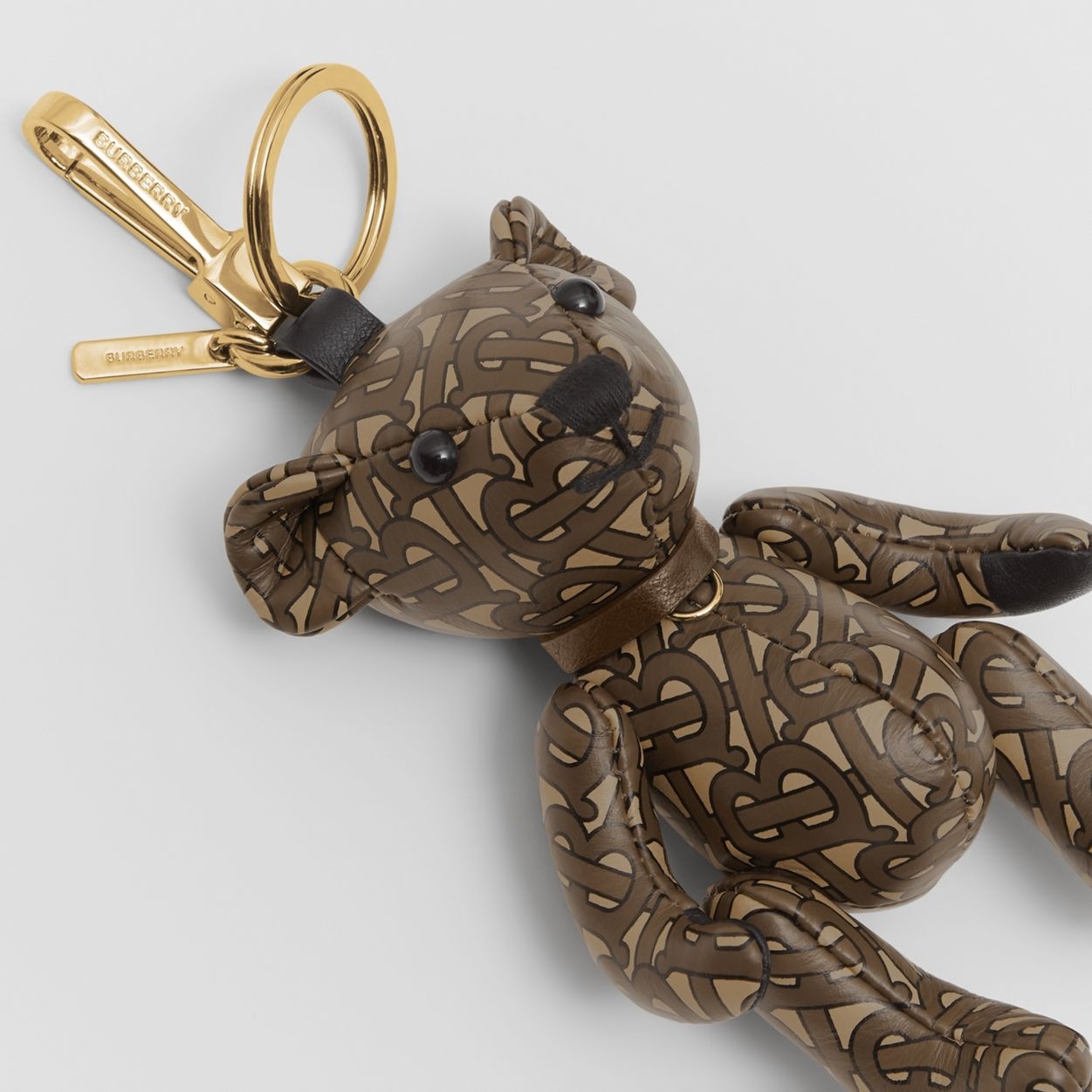 Thomas Bear Charm in Monogram Print Leather - 2