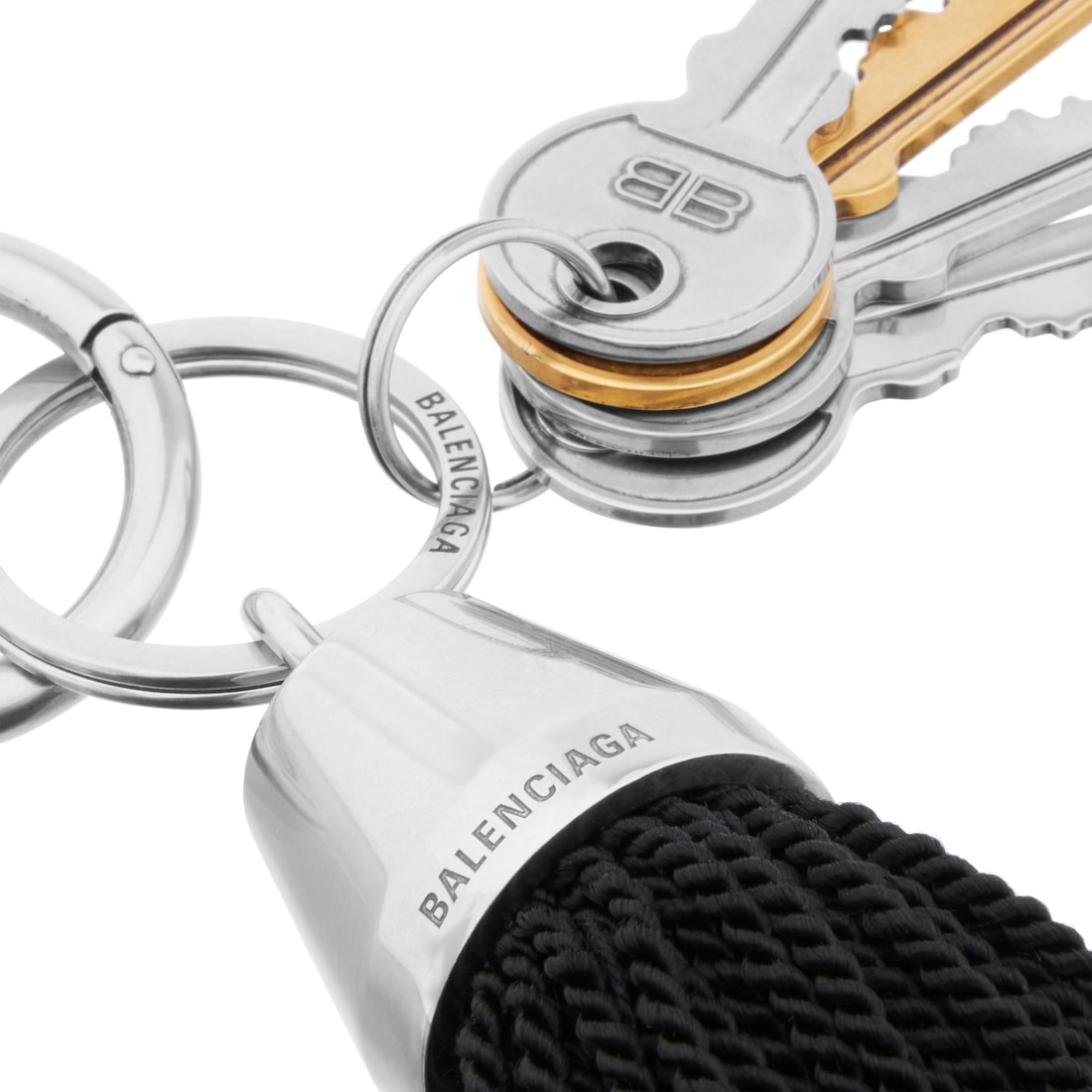Women's Charm/keychain Pompom in Black - 2