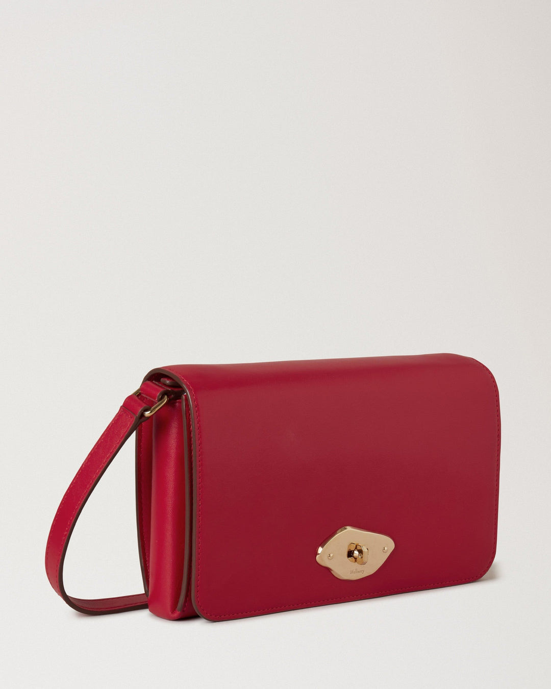 Lana Wallet On Strap Scarlet Red High Gloss Leather - 3