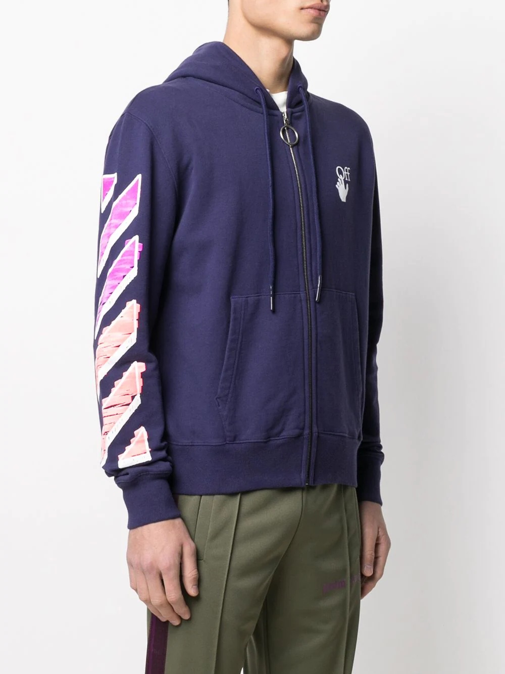 Arrows zipped hoodie - 3