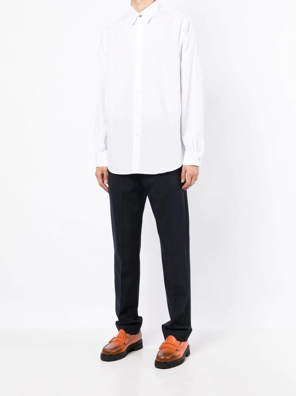 long-sleeve cotton shirt - 3