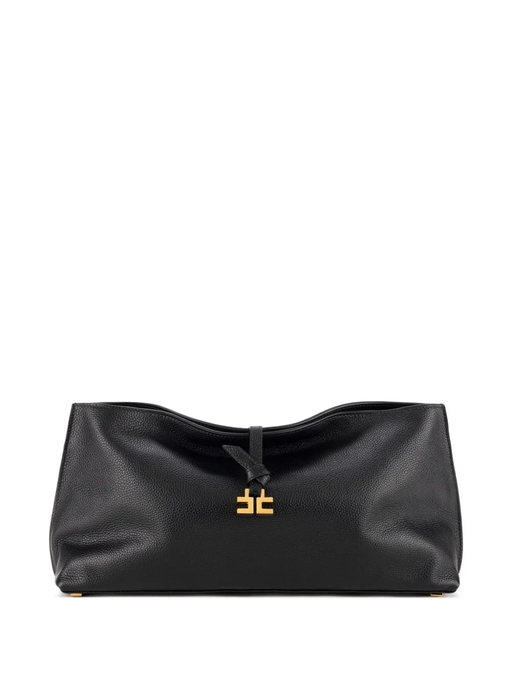 leather clutch bag - 1
