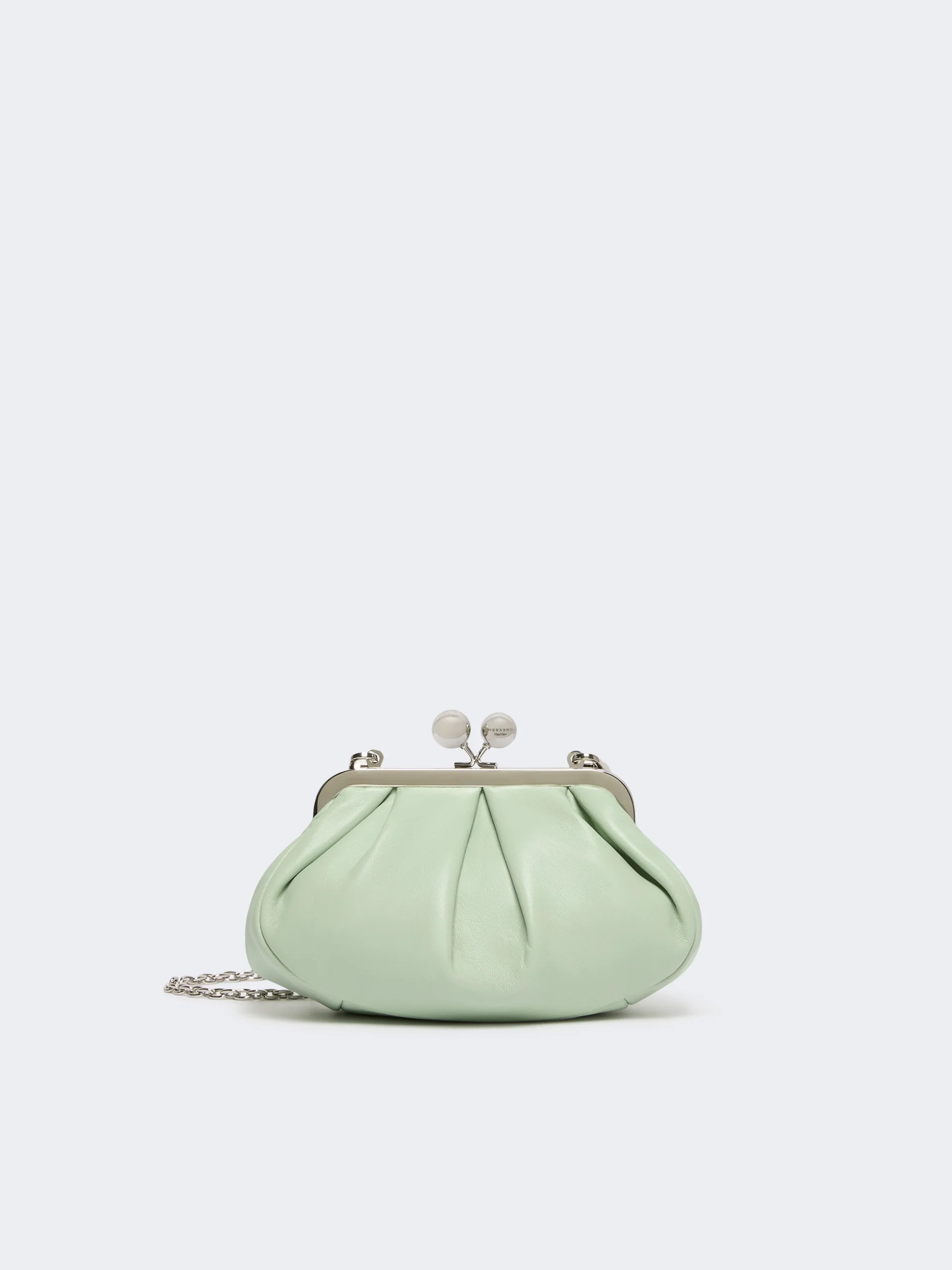 PRATI Small sheepskin Pasticcino Bag - PASTEL GREEN - 1