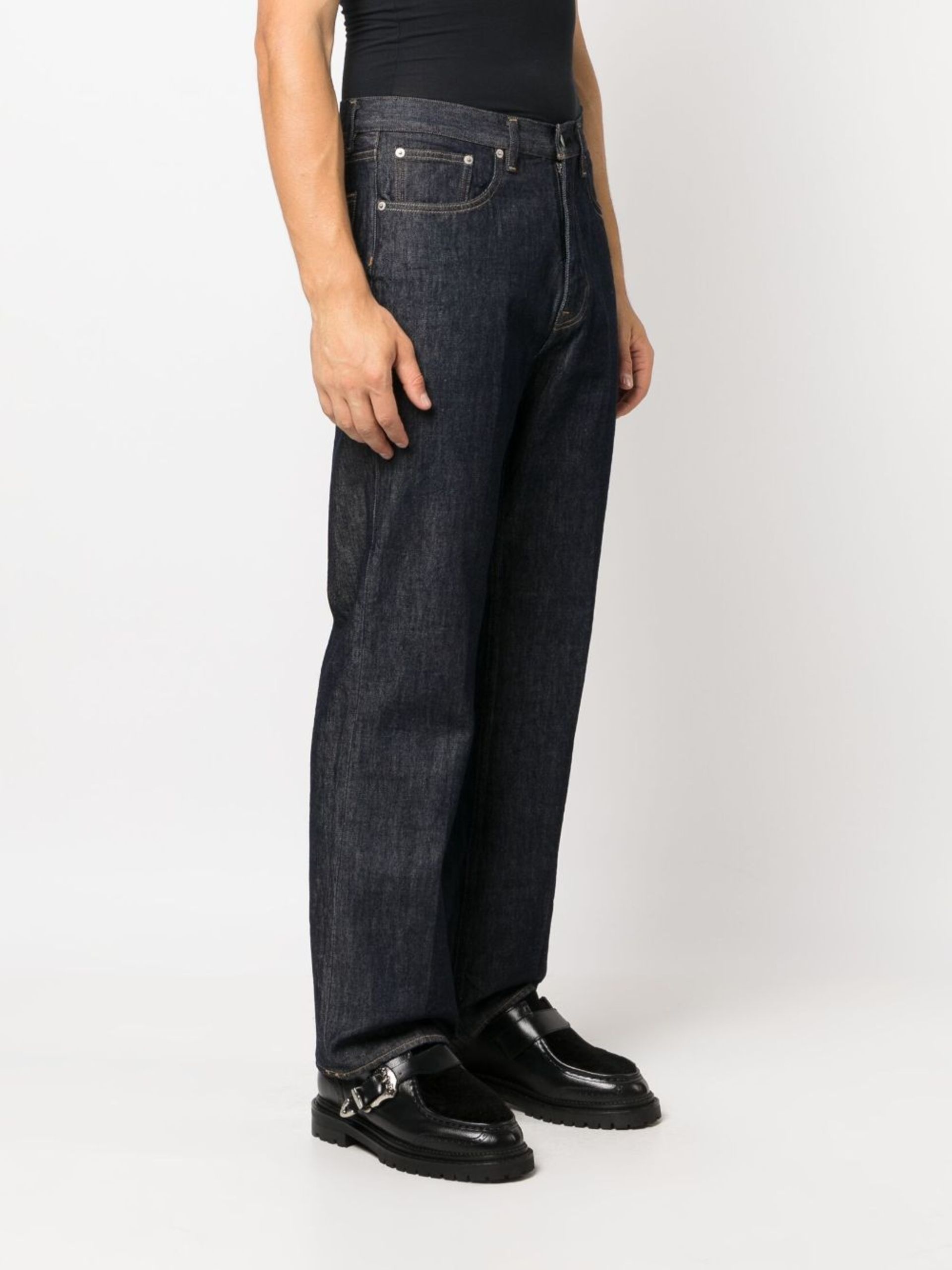 Blue Hard Twist straight-leg jeans - 3