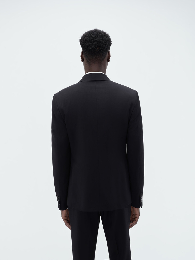 DOUBLE BREAST BLAZER-BLACK 9