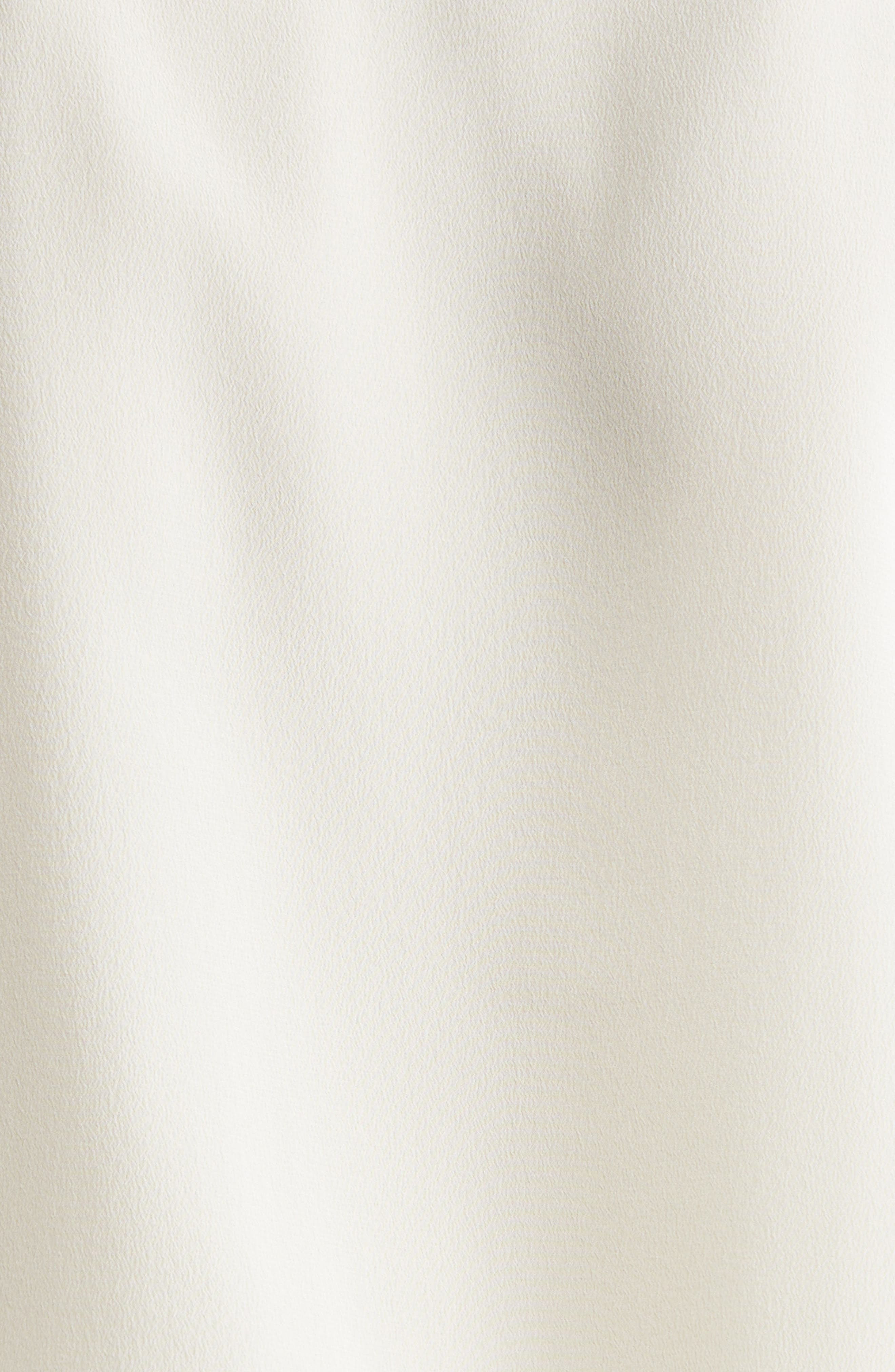 Chloé Lace Cuff Silk Crêpe de Chine Shirt in Coconut Milk at Nordstrom - 7