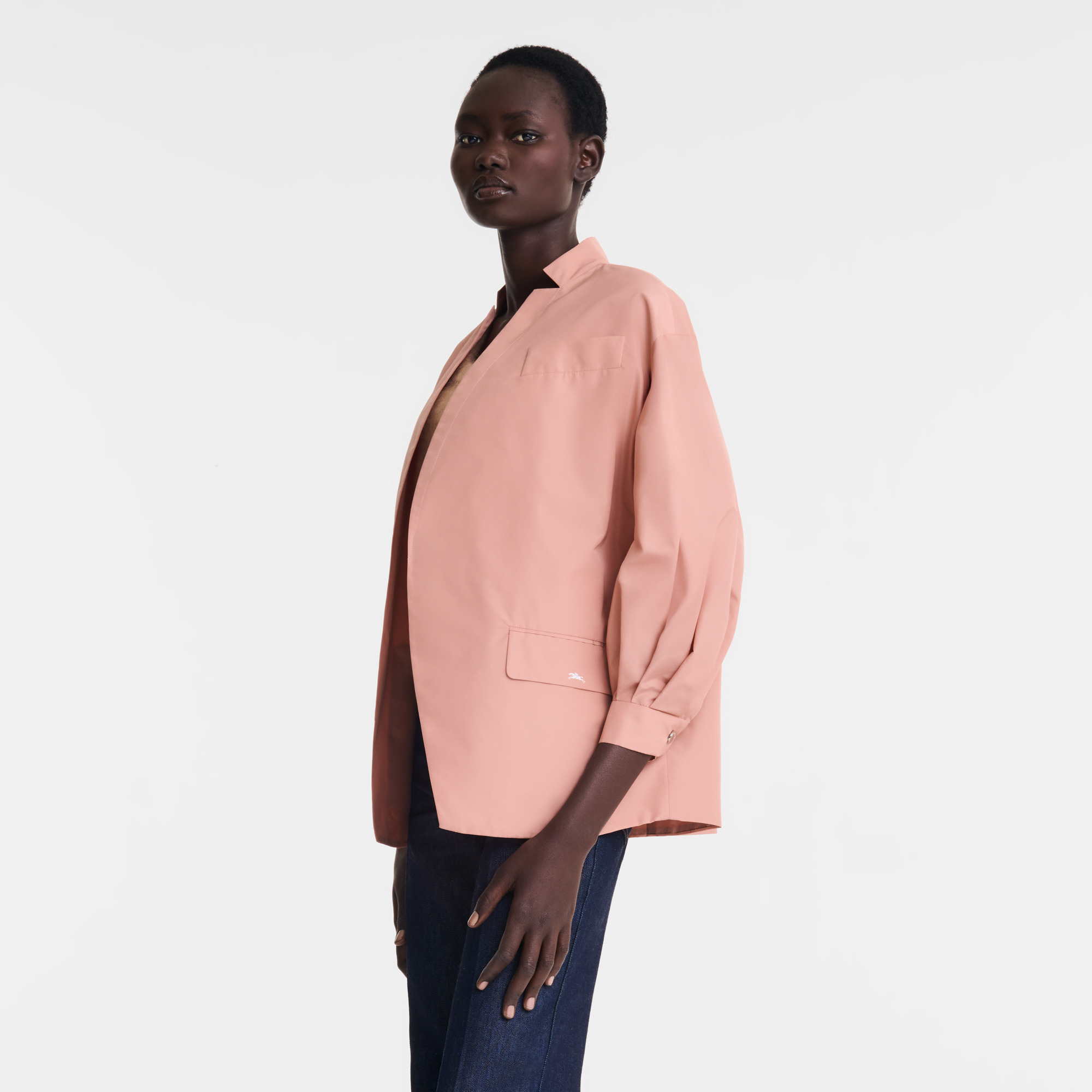 Kimono jacket Pink Tea - Technical taffeta - 4