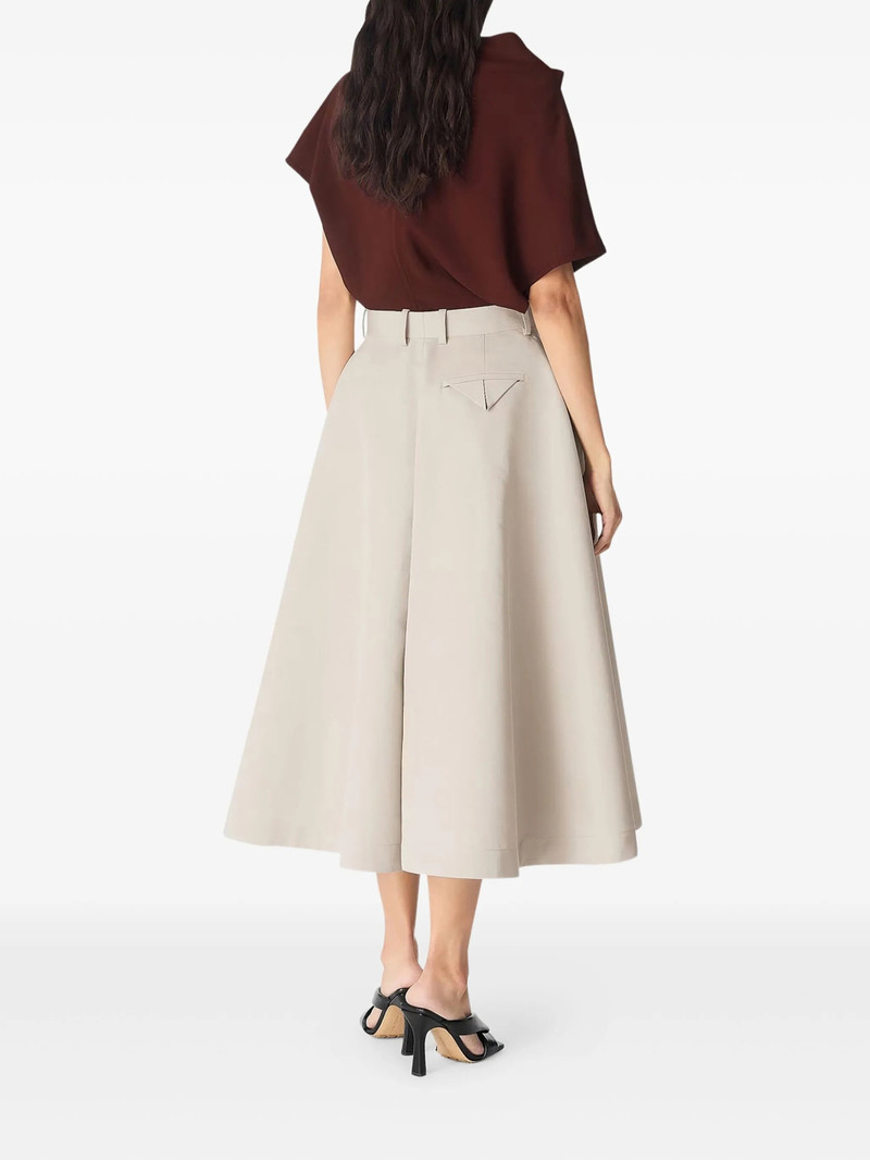 Bottega Veneta silk twill culotte trousers outlook