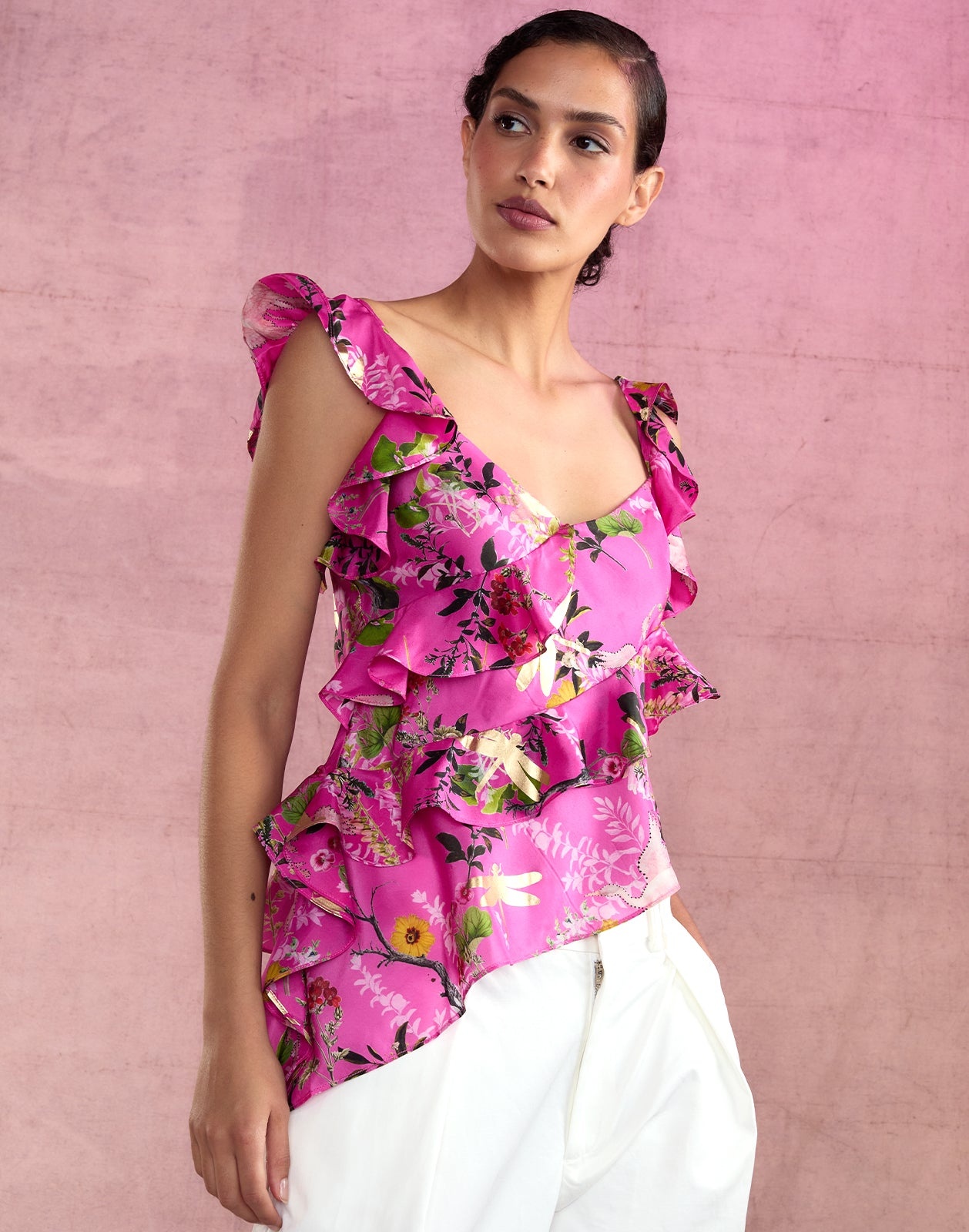 Secret Garden Silk Top - 2