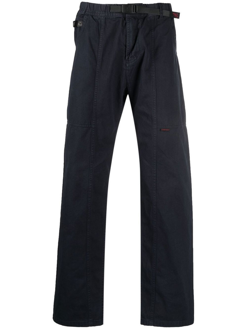 belted straight-leg trousers 1