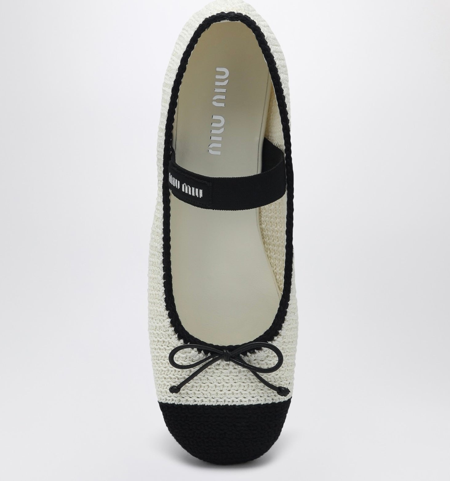 Miu Miu Crochet knit ballerinas - 3