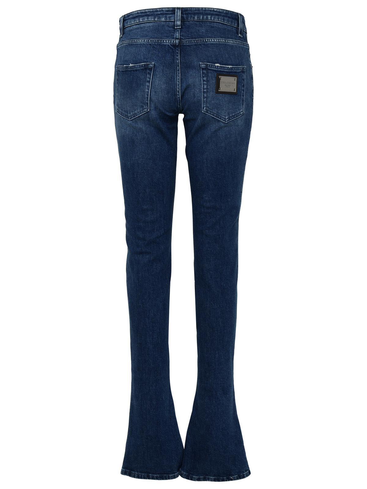 Dolce & Gabbana Blue Cotton Jeans Women - 3