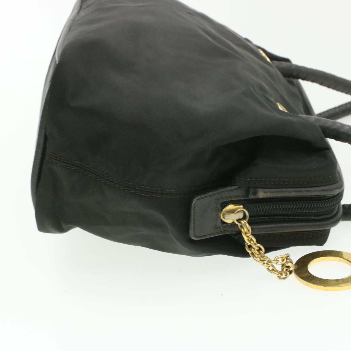 CELINE Nylon Tote Bag Black - 5
