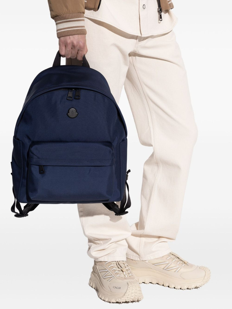 Moncler logo-patch backpack outlook