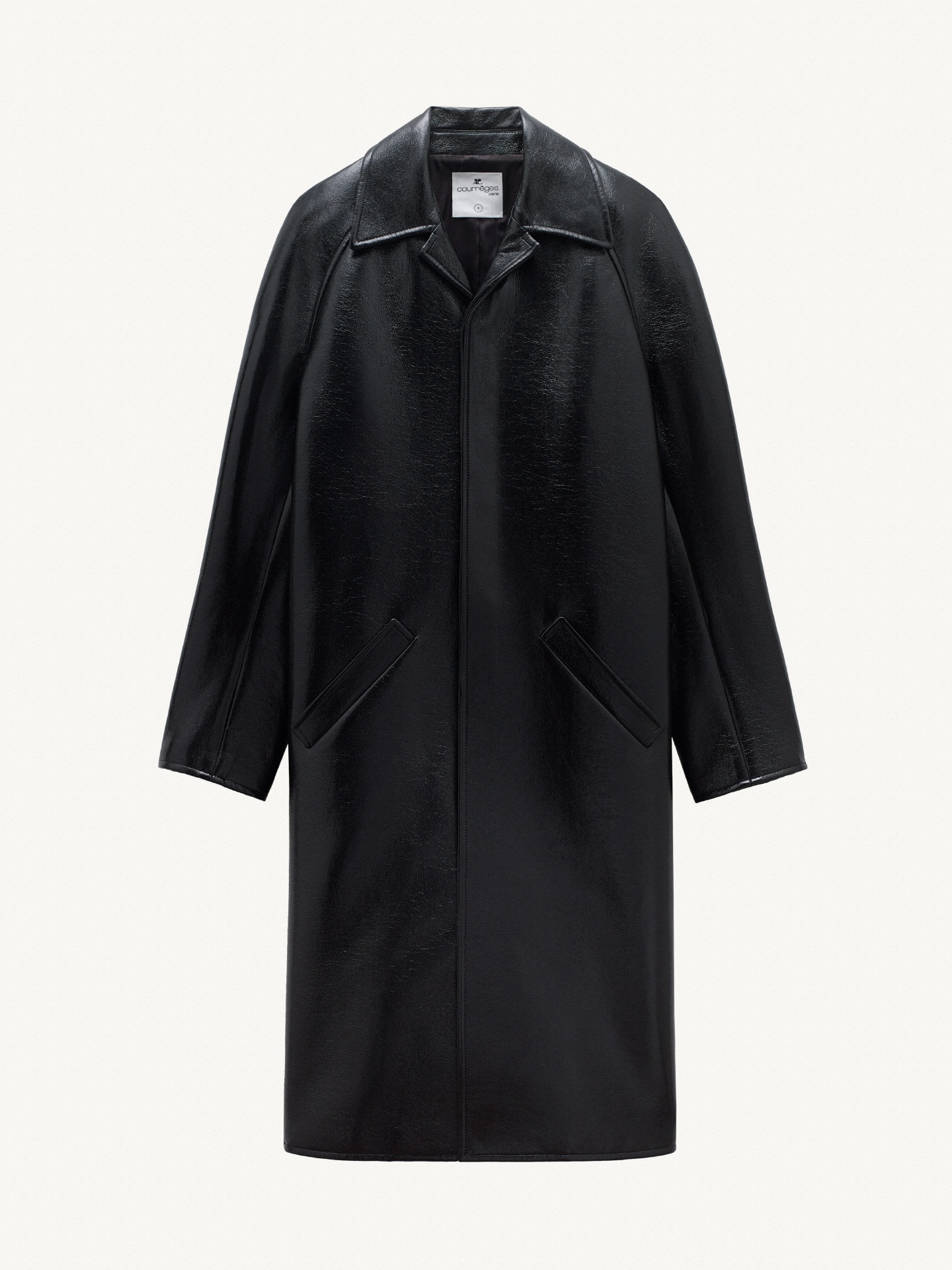 VINYL OVERSIZED COAT - 1