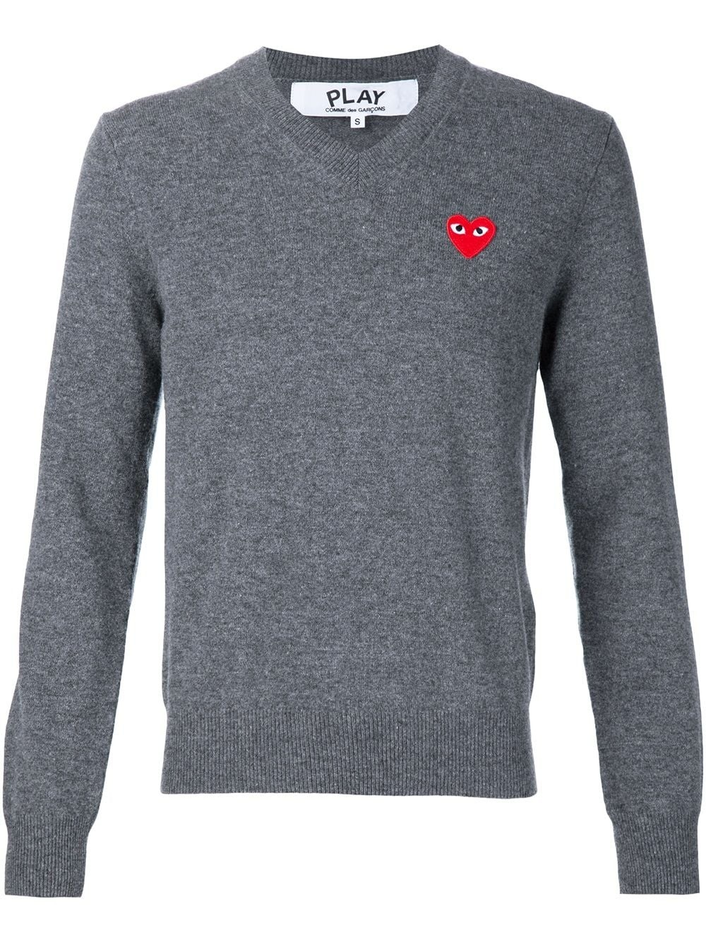 embroidered heart jumper - 1