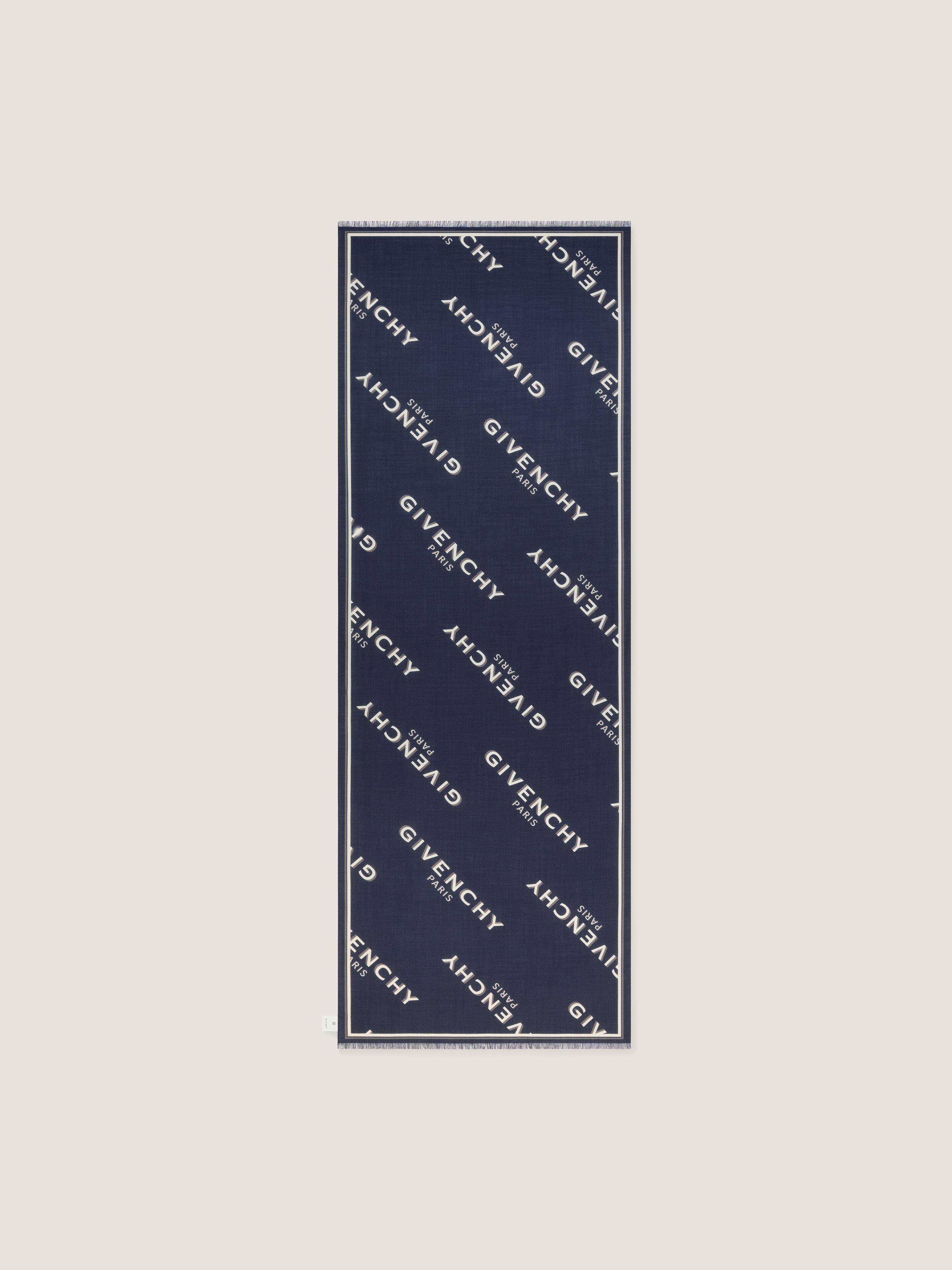 GIVENCHY SHADOW STOLE IN WOOL AND SILK - 2